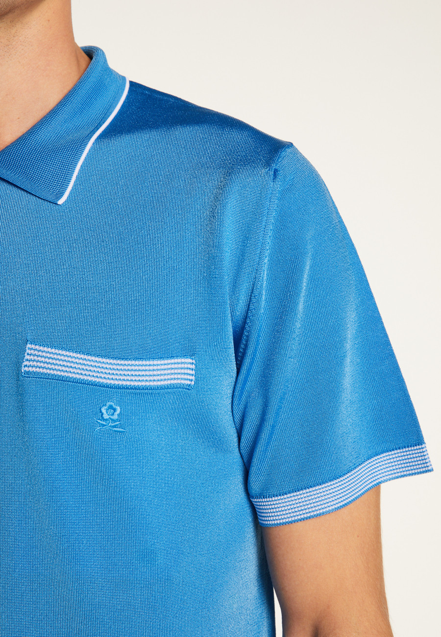 Camisa polo Fil Lumière com listras finas - Basso