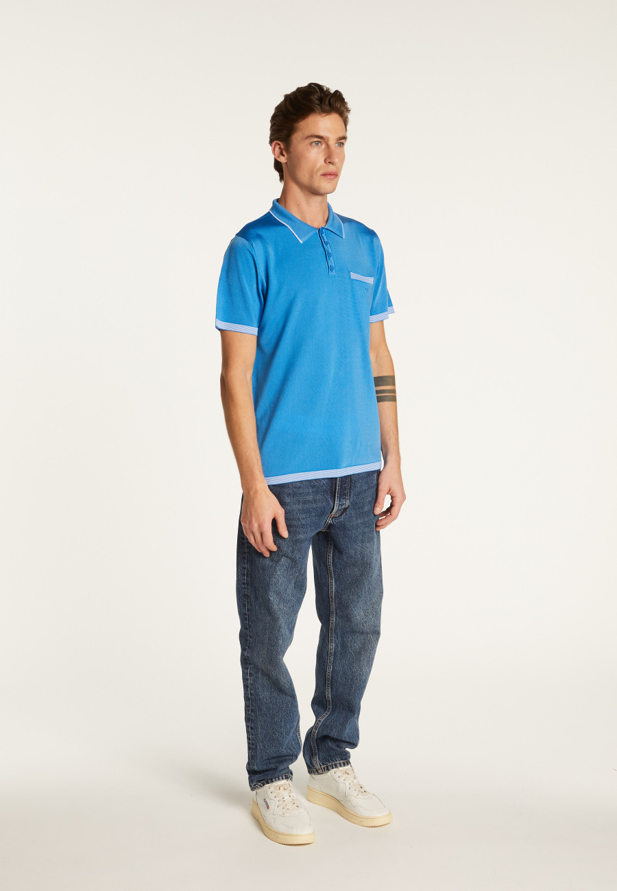 Camisa polo Fil Lumière com listras finas - Basso