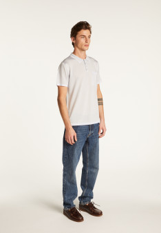 Striped Polo Fil Lumière Laurentin