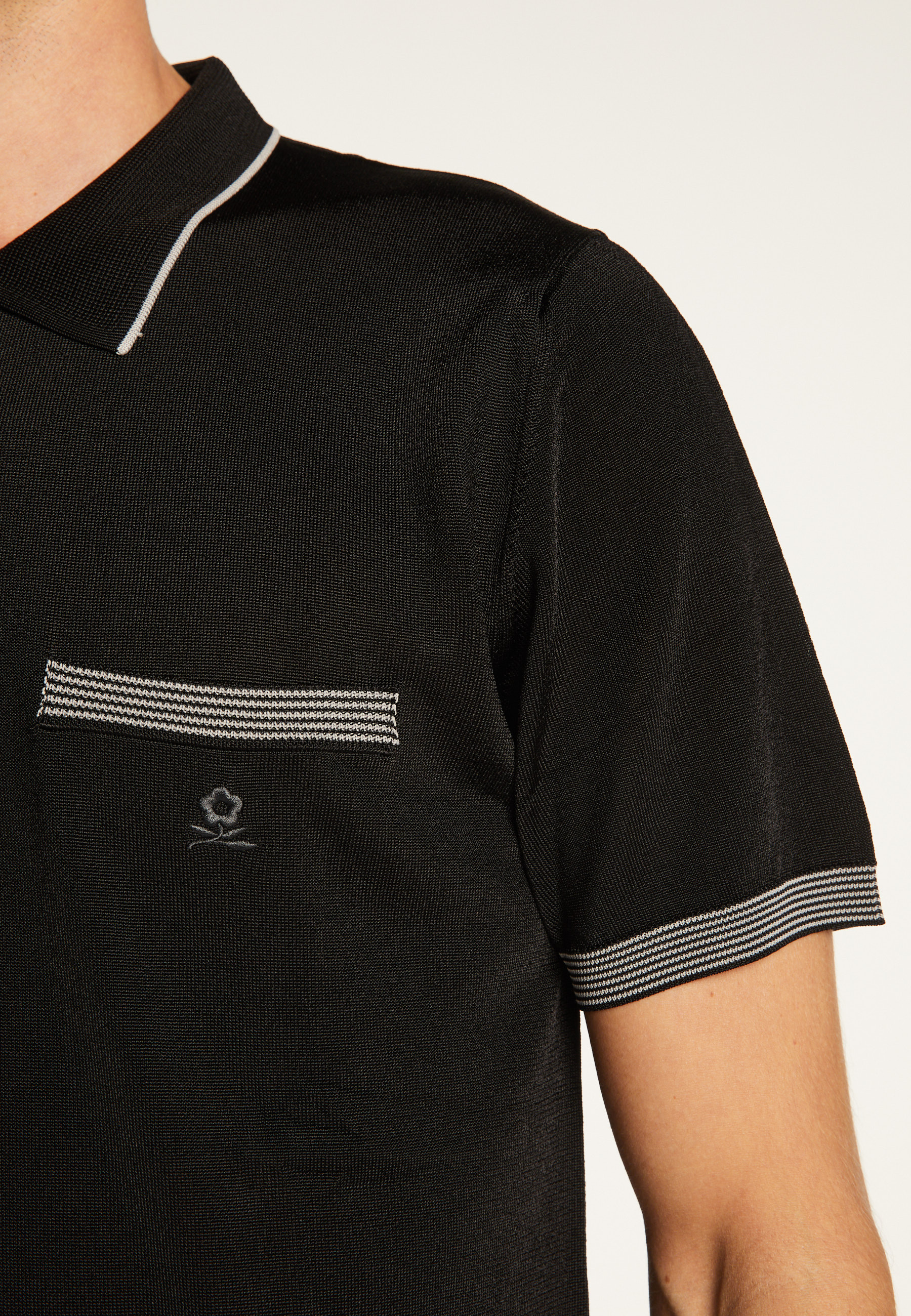 Striped Polo Fil Lumière Laurentin