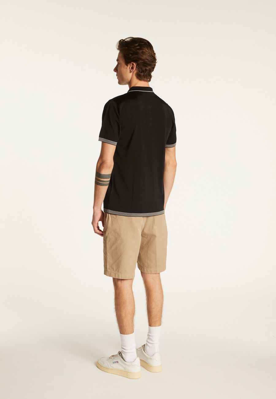 Polo fines rayures Fil Lumière - Basso