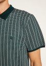 Polo à carreaux Fil Lumière maille épaisse - Laurent 6140 marine - 05 Bleu marine