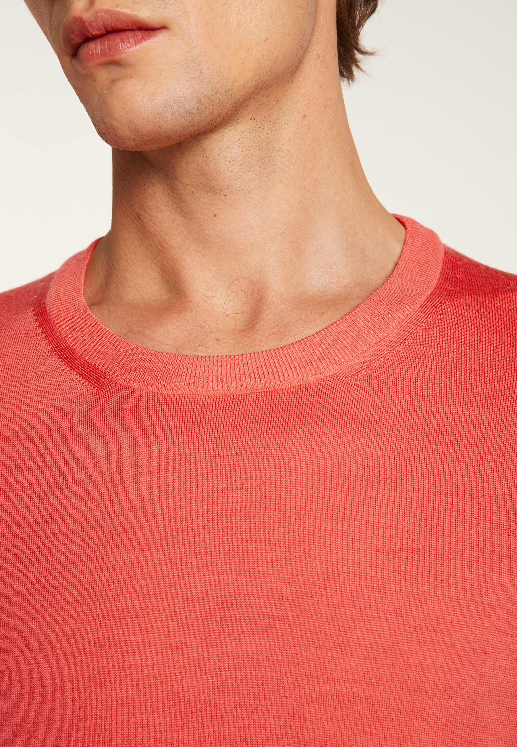 Pull col rond en laine mérinos - Eddie