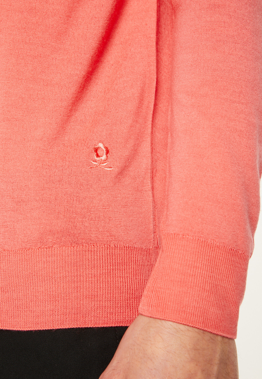Eddie Merino Wool Crew Neck Sweater
