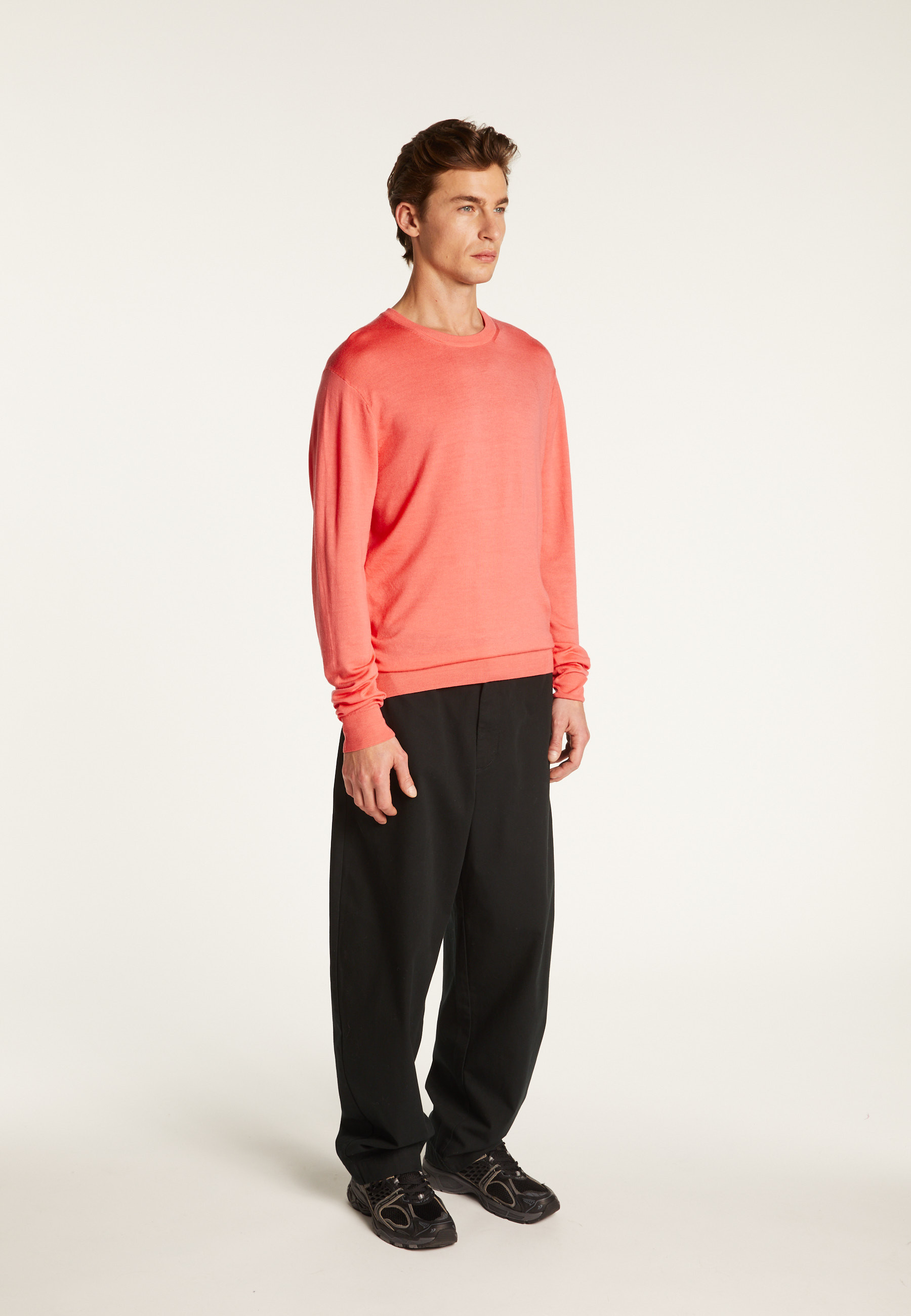 Pull col rond en laine mérinos - Eddie
