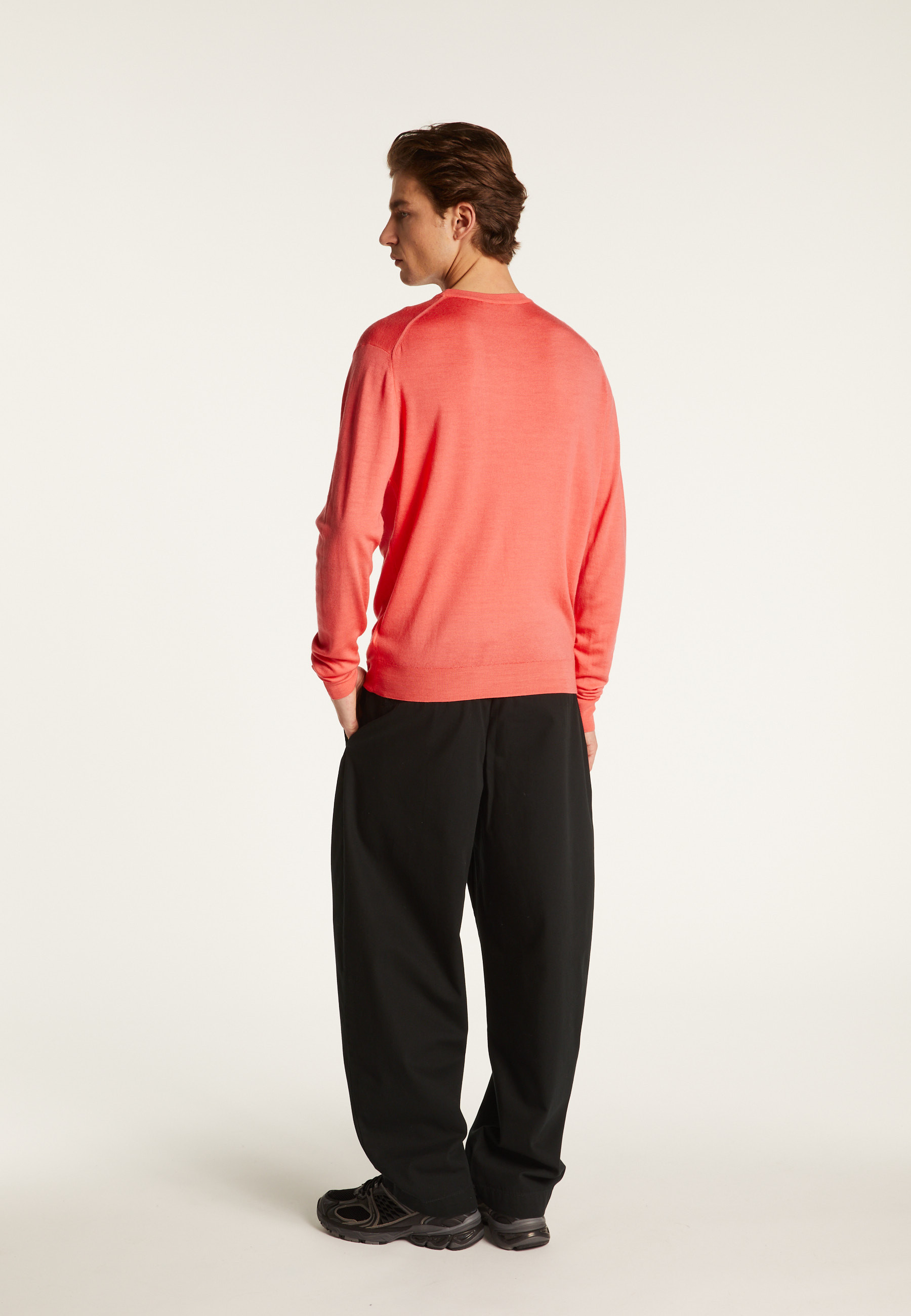 Pull col rond en laine mérinos - Eddie