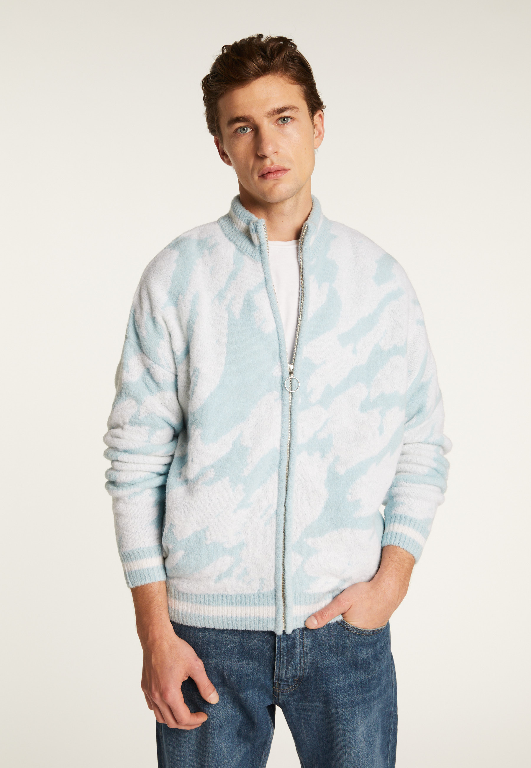 Veste zippée en laine - Madox