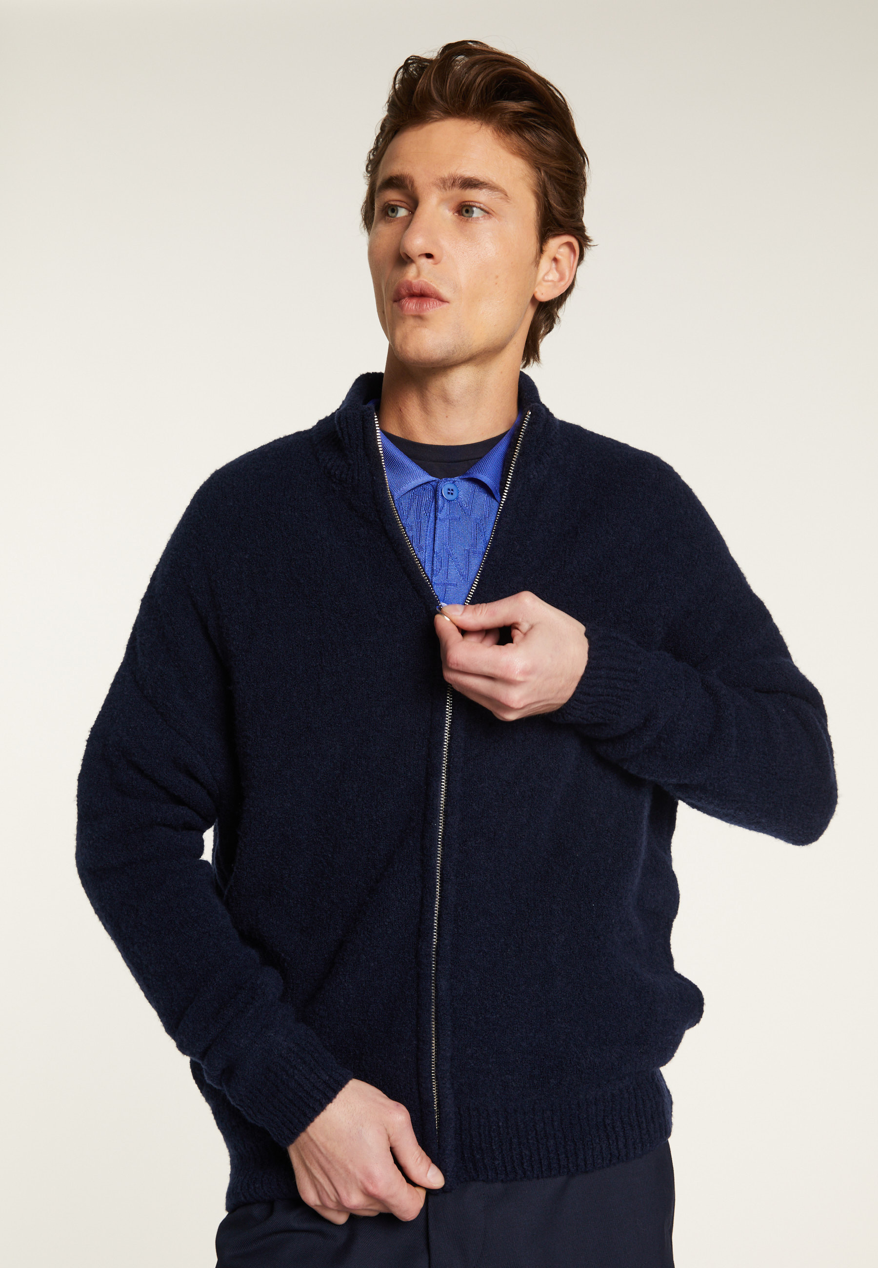 Veste zippée en laine - Madox