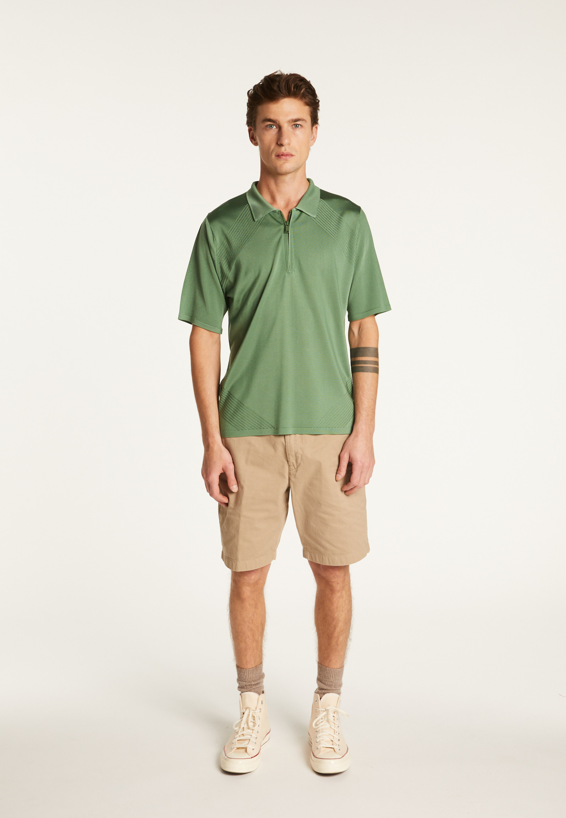 Polo in light thread - Manolo