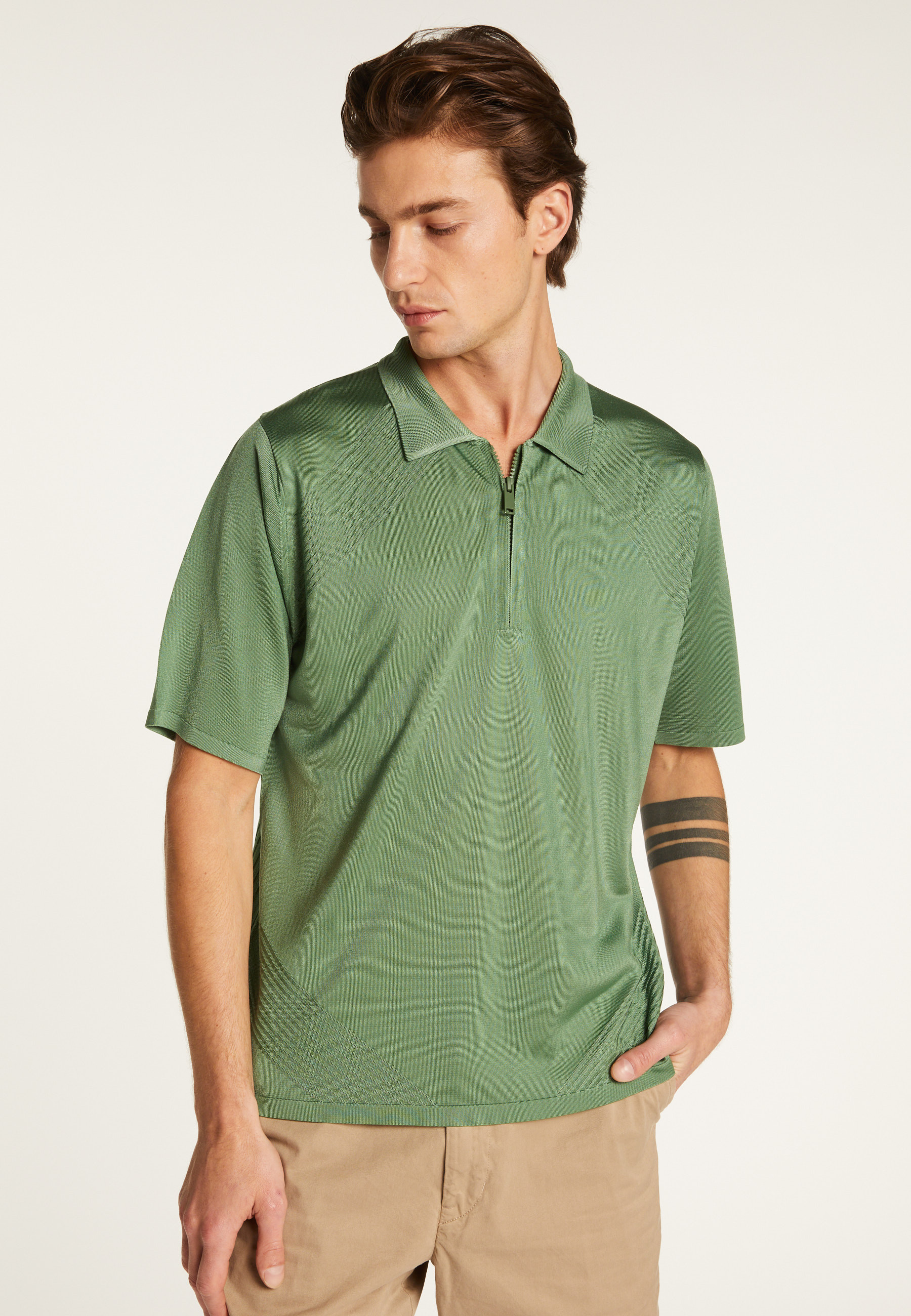 Polo in light thread - Manolo