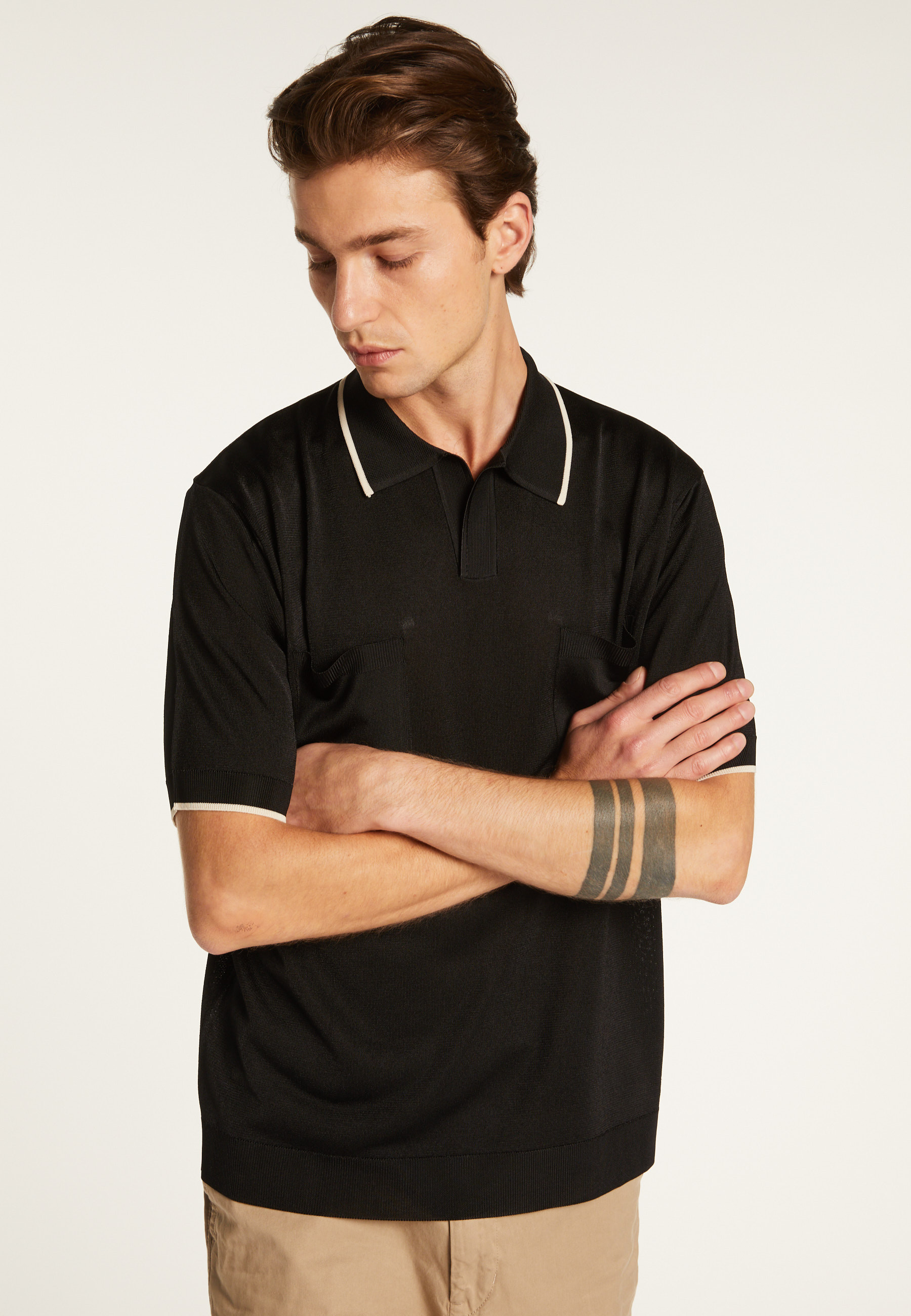 Polo in light thread - Milo