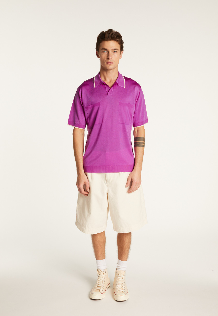 Polo in light thread - Milo