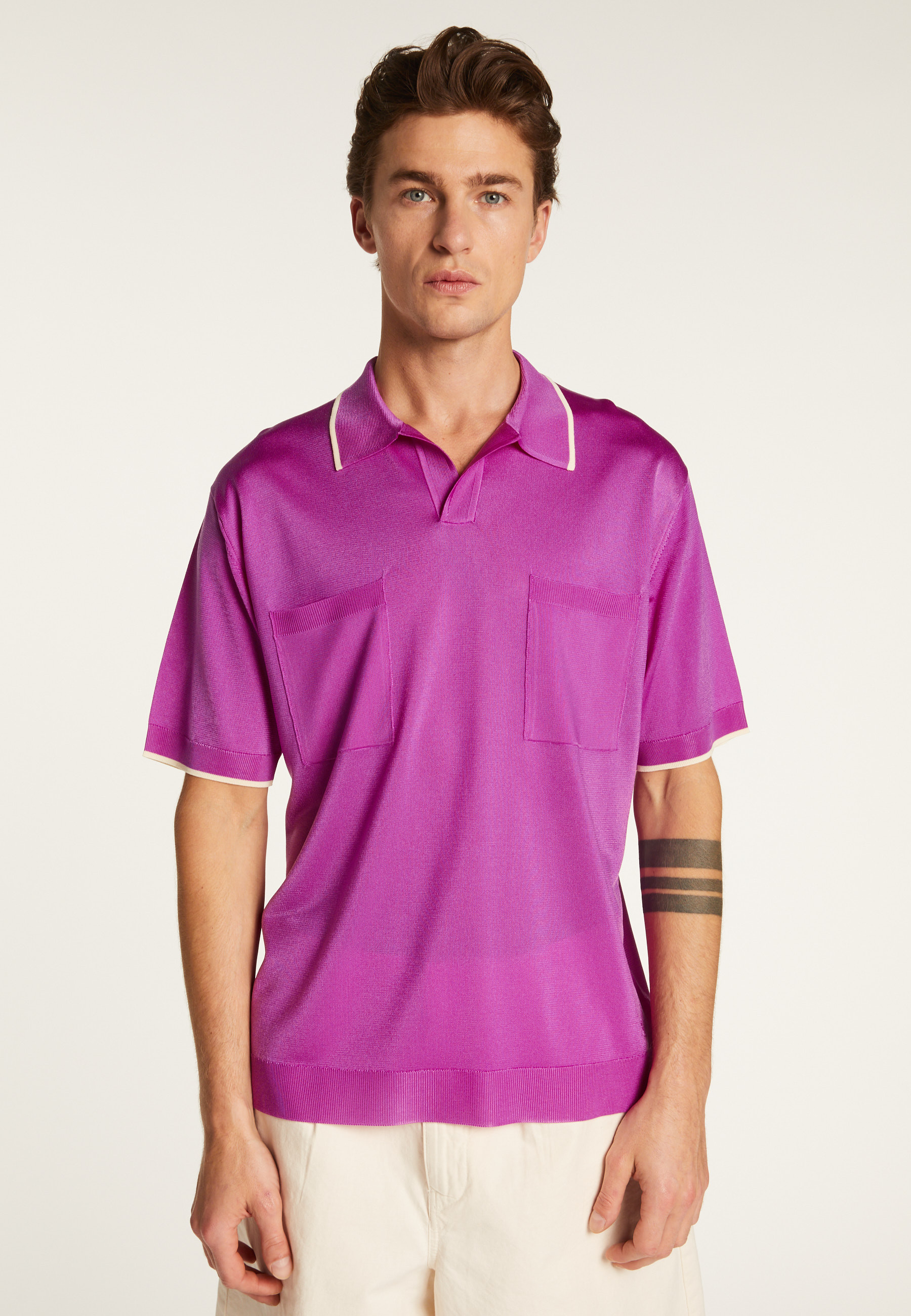 Polo in light thread - Milo