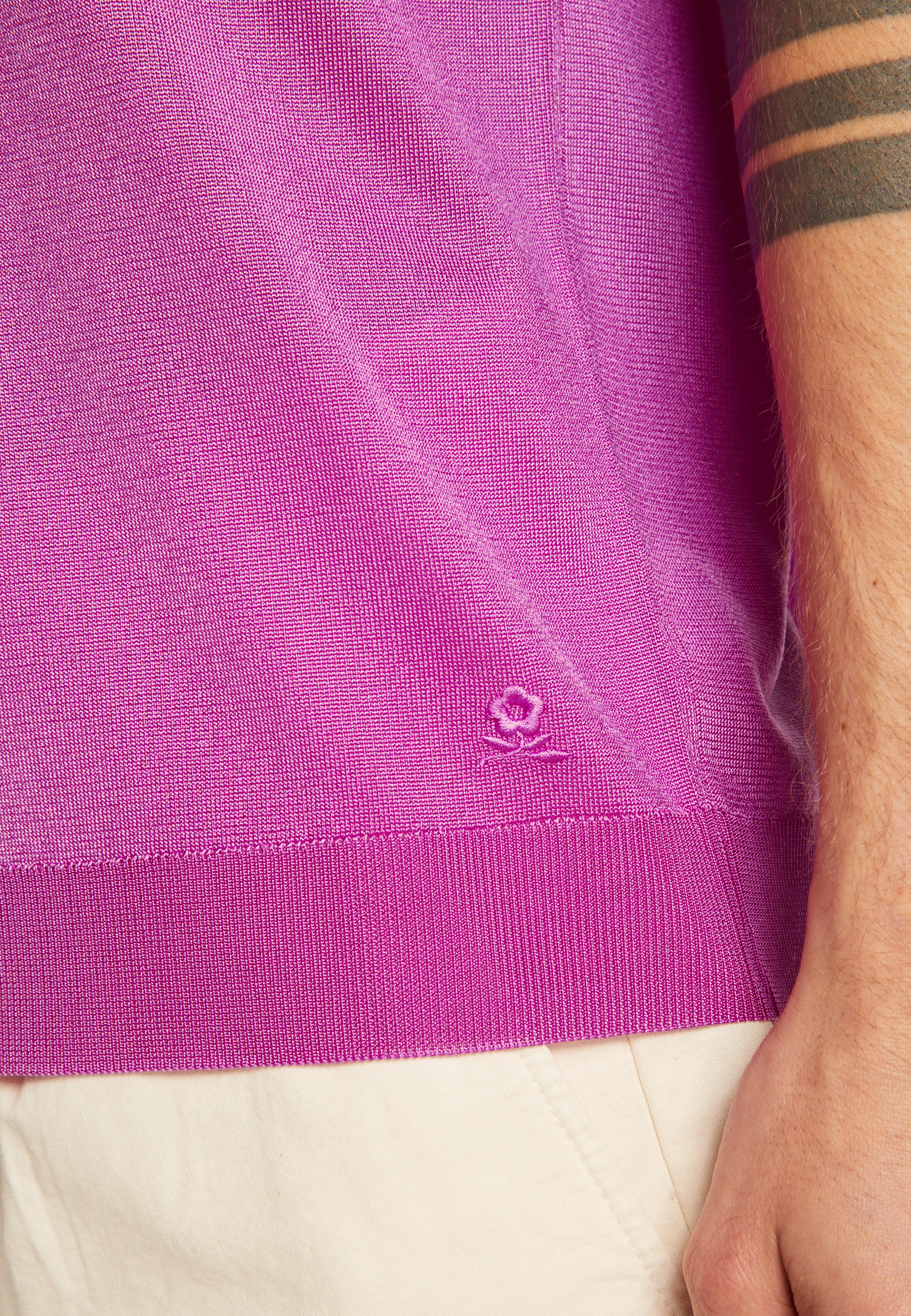Polo in light thread - Milo