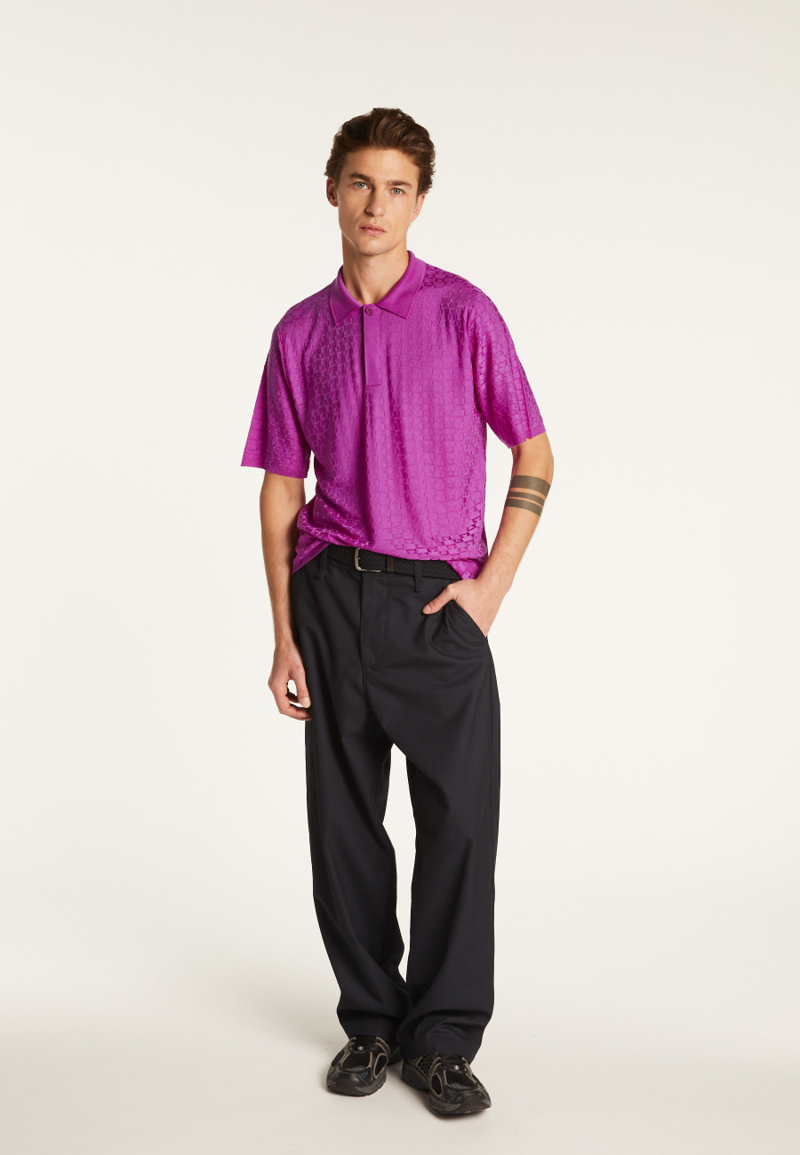 Polo in light thread - Matt