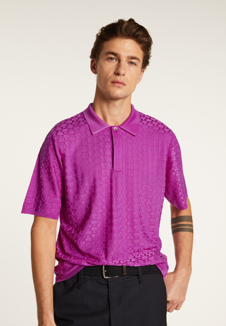 Polo in light thread - Matt