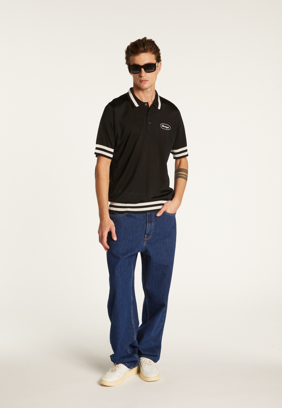 Polo shirt in light thread and stripes - Montmartre