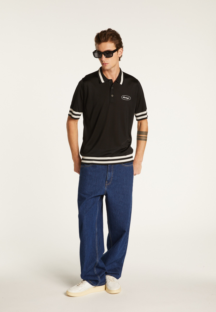 Polo shirt in light thread and stripes - Montmartre