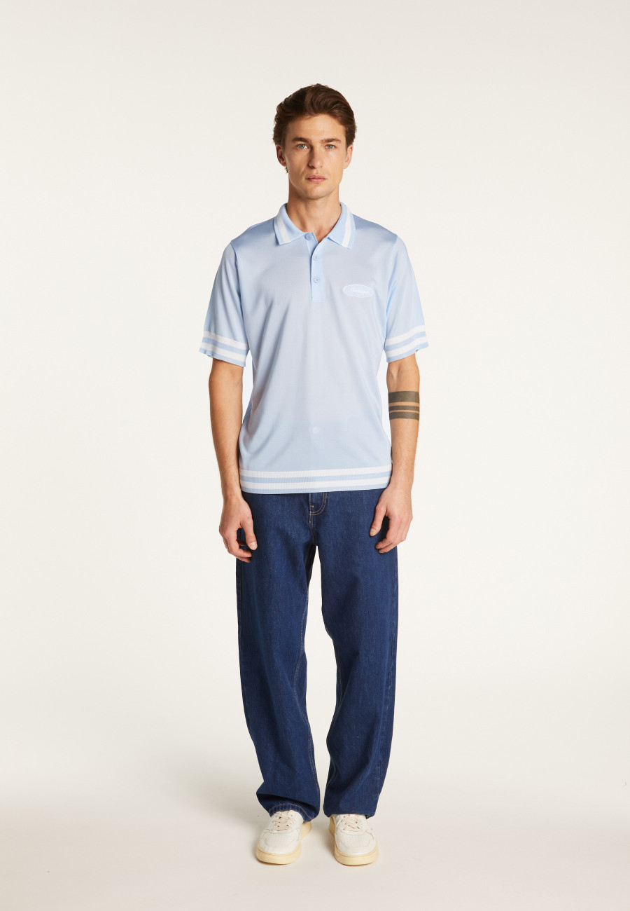 Polo shirt in light thread and stripes - Montmartre