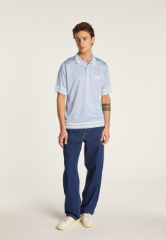 Polo shirt in light thread and stripes - Montmartre