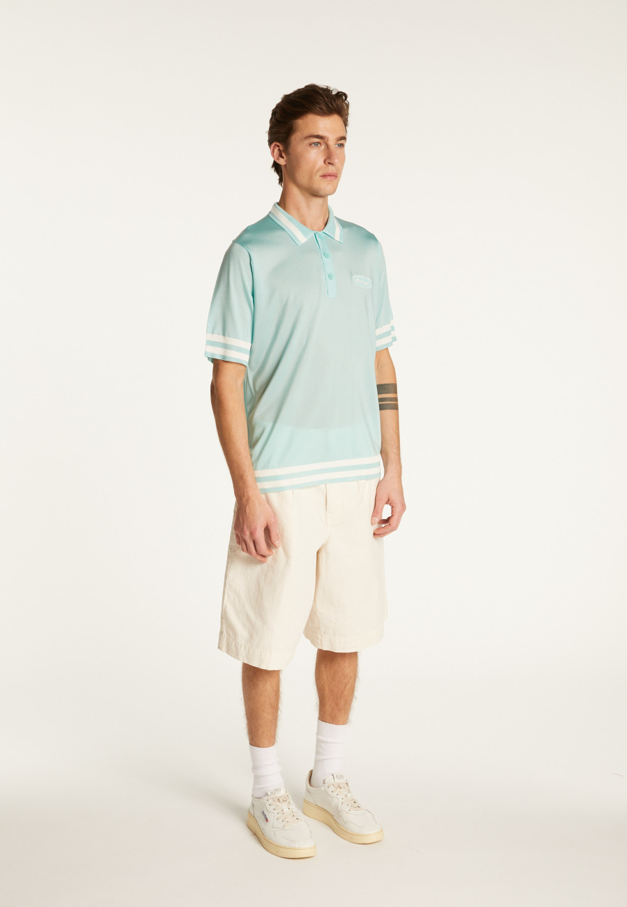 Polo shirt in light thread and stripes - Montmartre