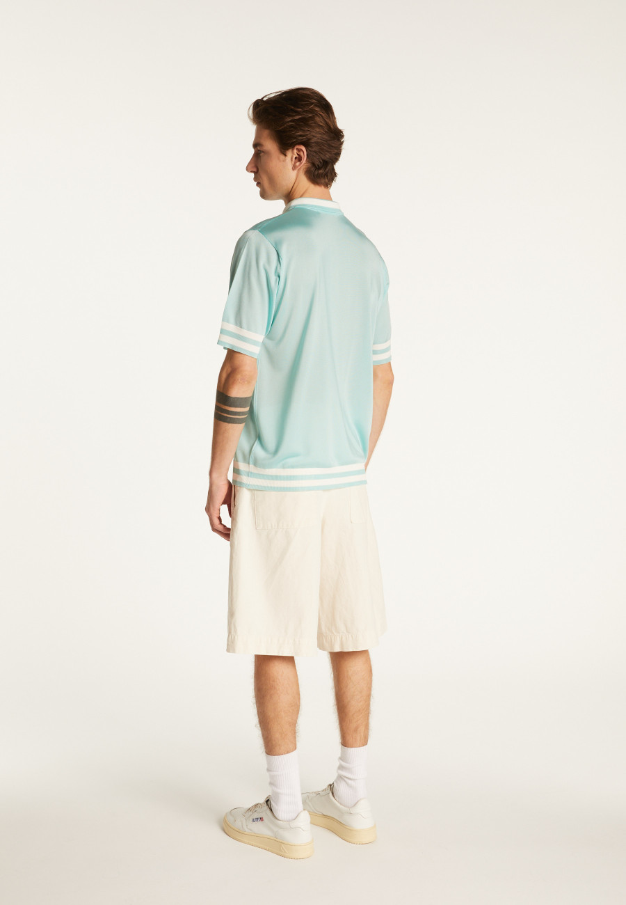 Polo shirt in light thread and stripes - Montmartre
