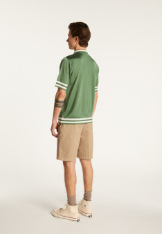 Polo shirt in light thread and stripes - Montmartre