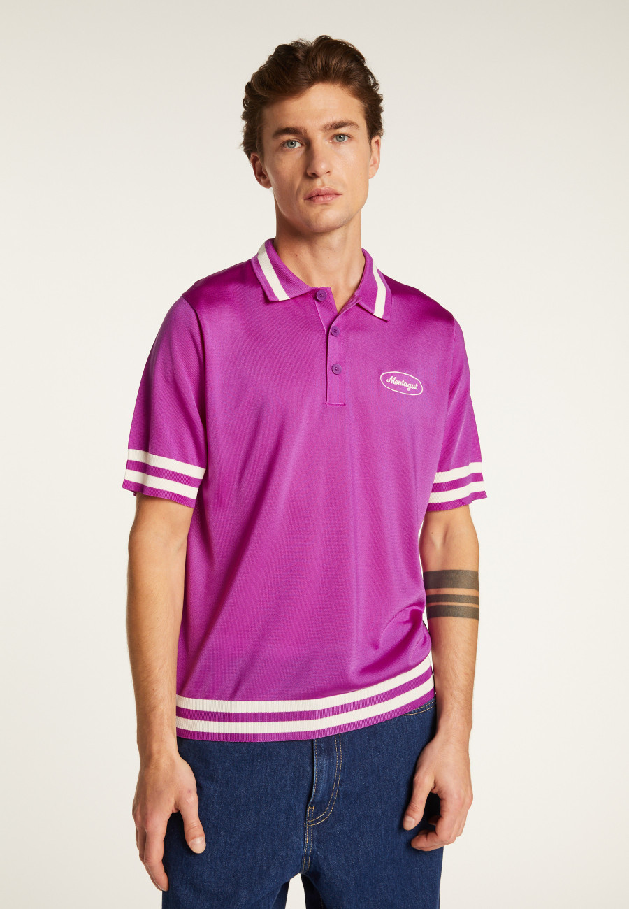 Polo shirt in light thread and stripes - Montmartre