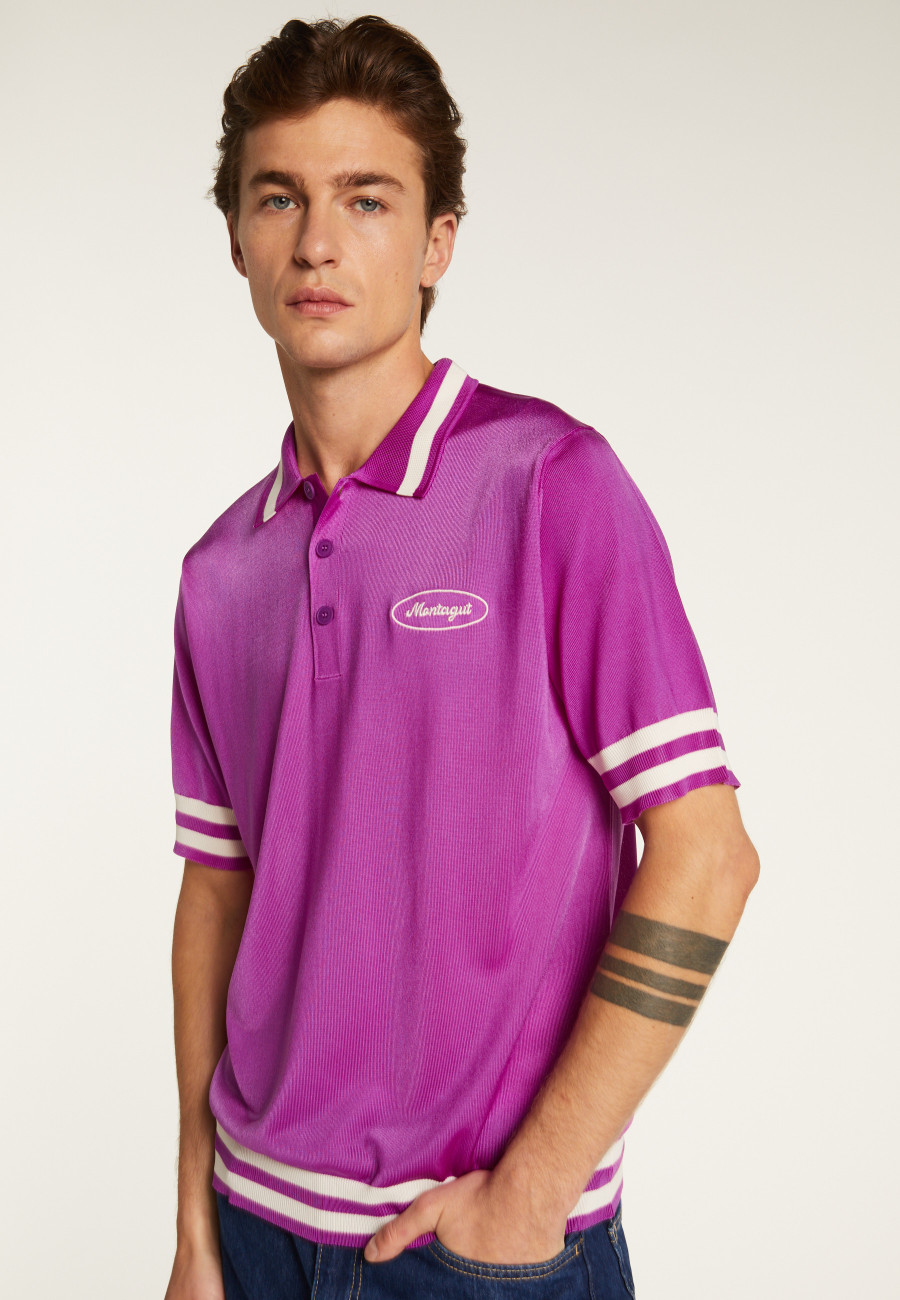 Polo shirt in light thread and stripes - Montmartre
