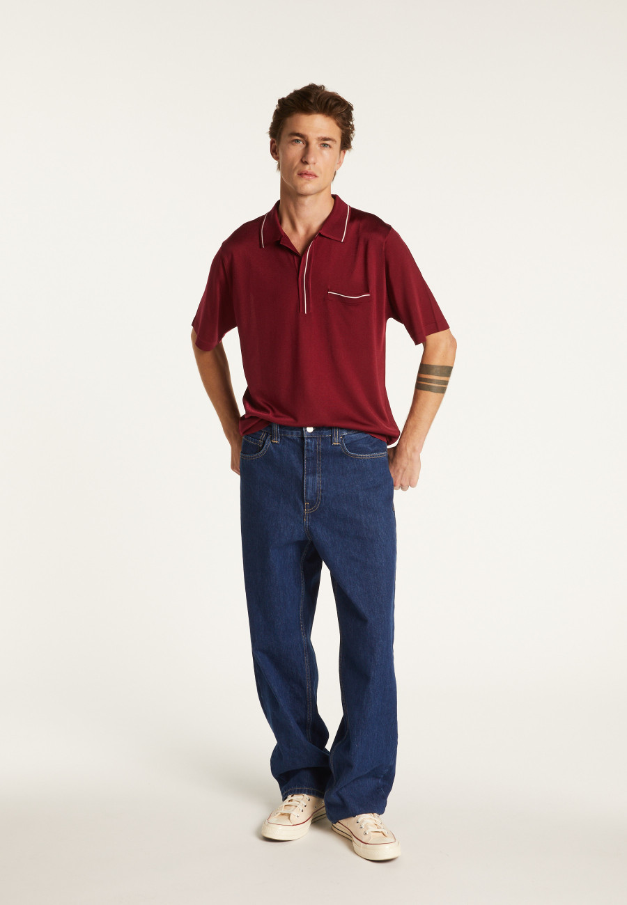 Light thread polo shirt - Montayang