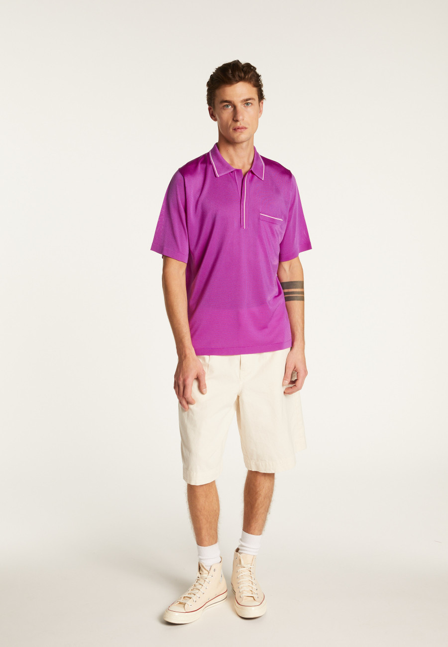 Light thread polo shirt - Montayang