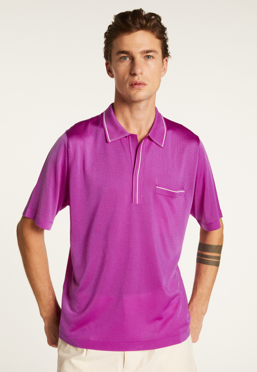 Light thread polo shirt - Montayang