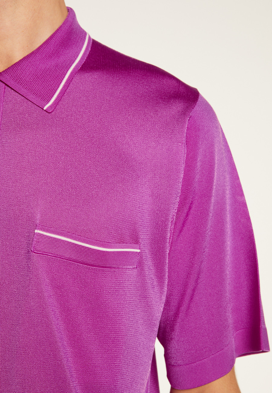 Camisa pólo de fio leve - Montayang