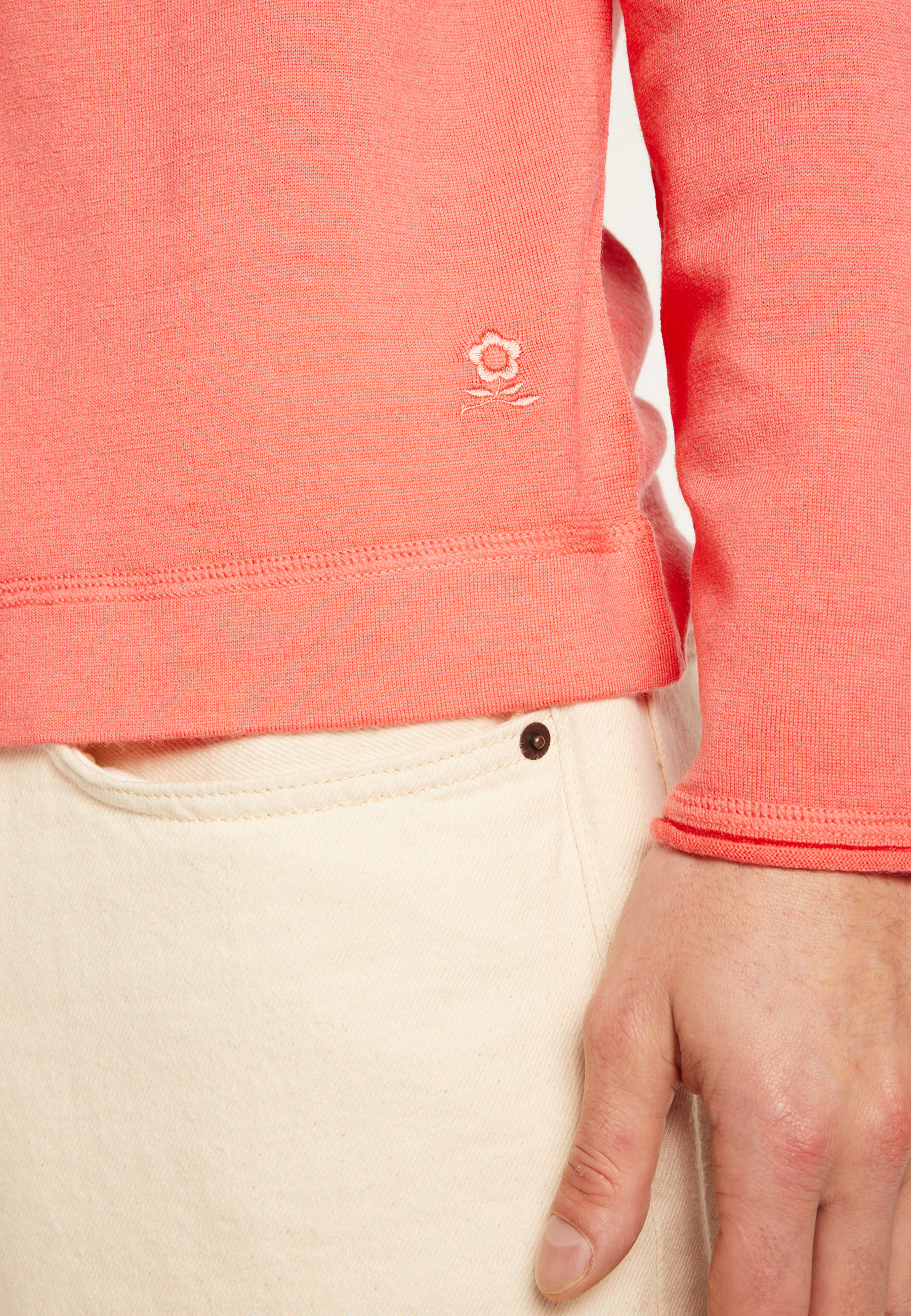 Pull col rond en laine mérinos - Erin