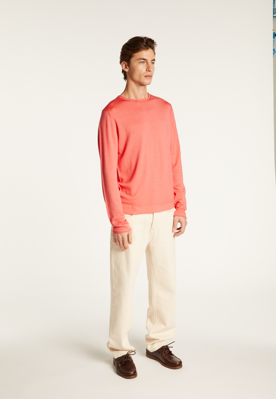 Merino wool crew neck sweater - Erin