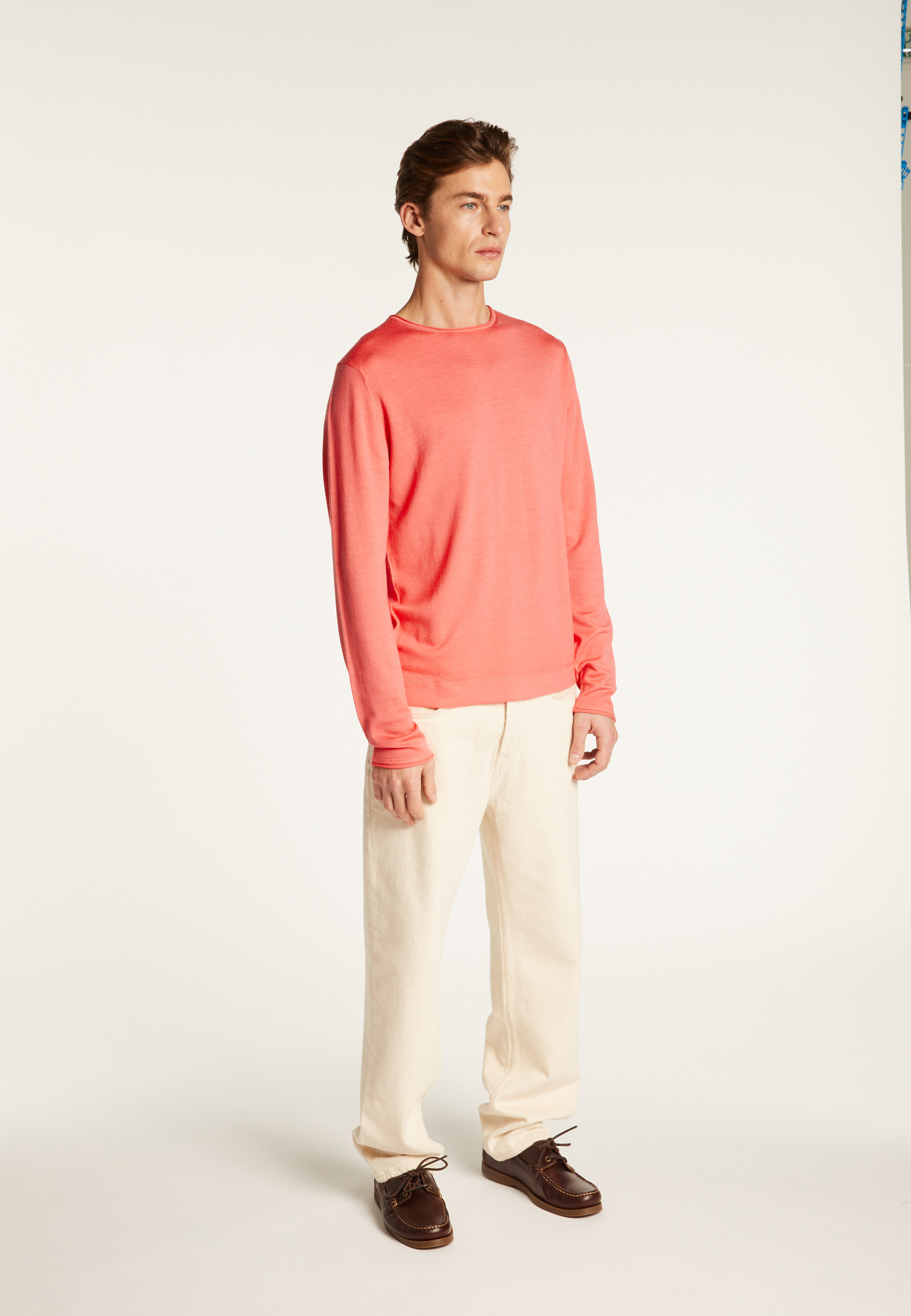 Pull col rond en laine mérinos - Erin