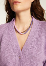 Cotton and linen V-neck cardigan - Thais