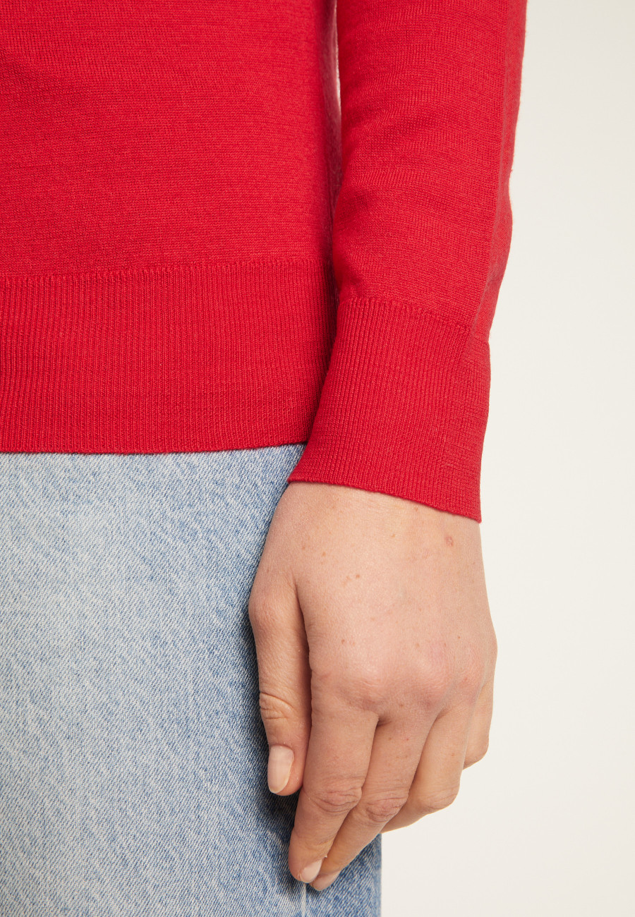 Pull col V en laine mérinos - Arya