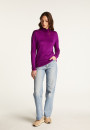 Bamboo cashmere turtleneck t-shirt - Aerio