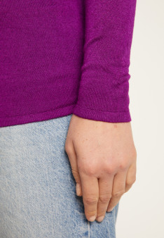 Bamboo cashmere turtleneck t-shirt - Aerio