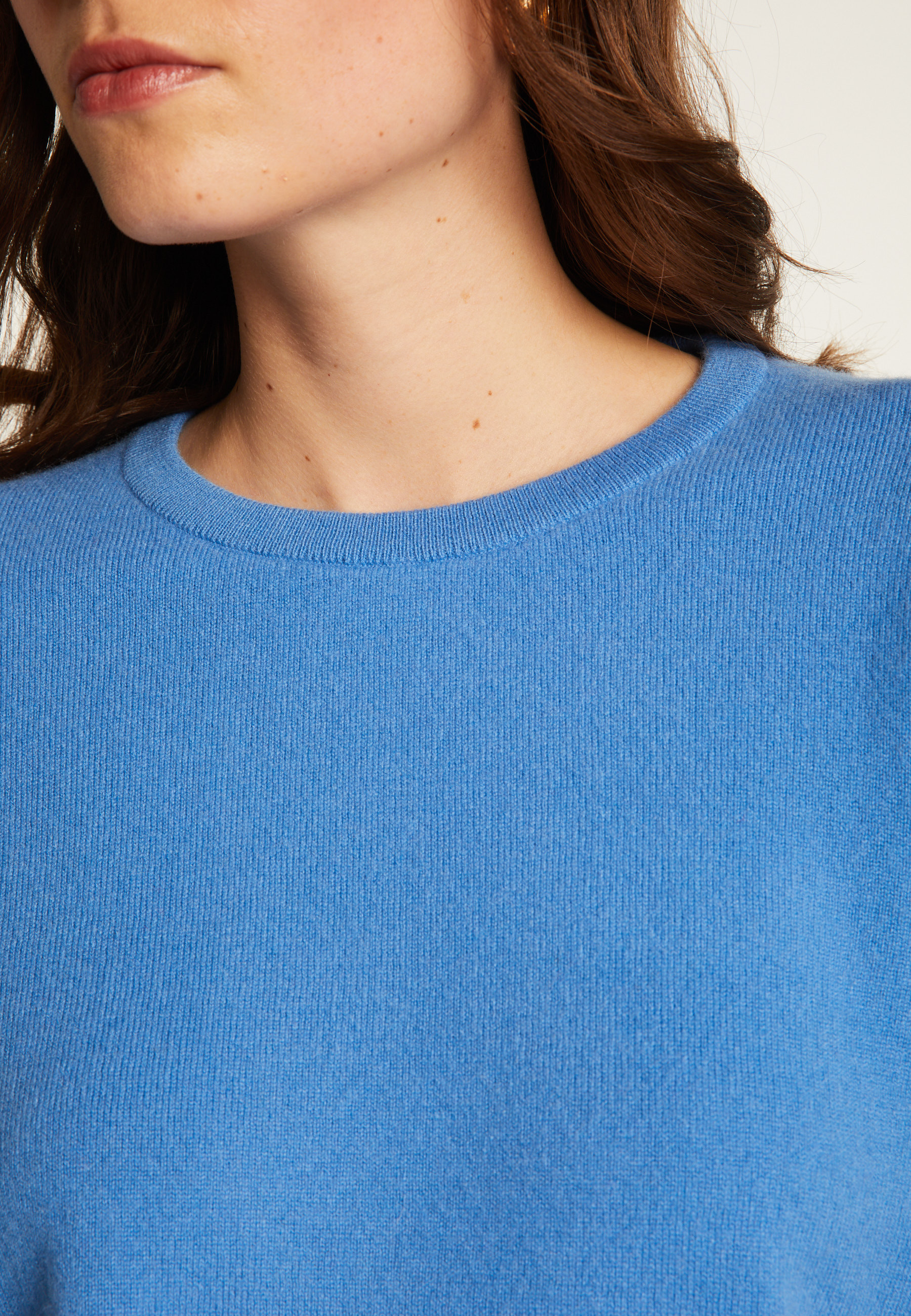 Pull col rond en cachemire - Abeline 7890 ultraviolet - 17 Violet