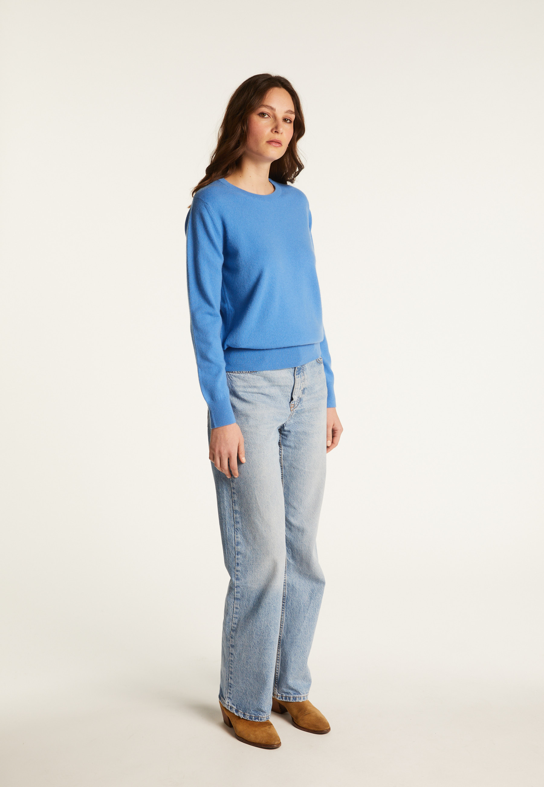 Pull col rond en cachemire - Abeline 7890 ultraviolet - 17 Violet