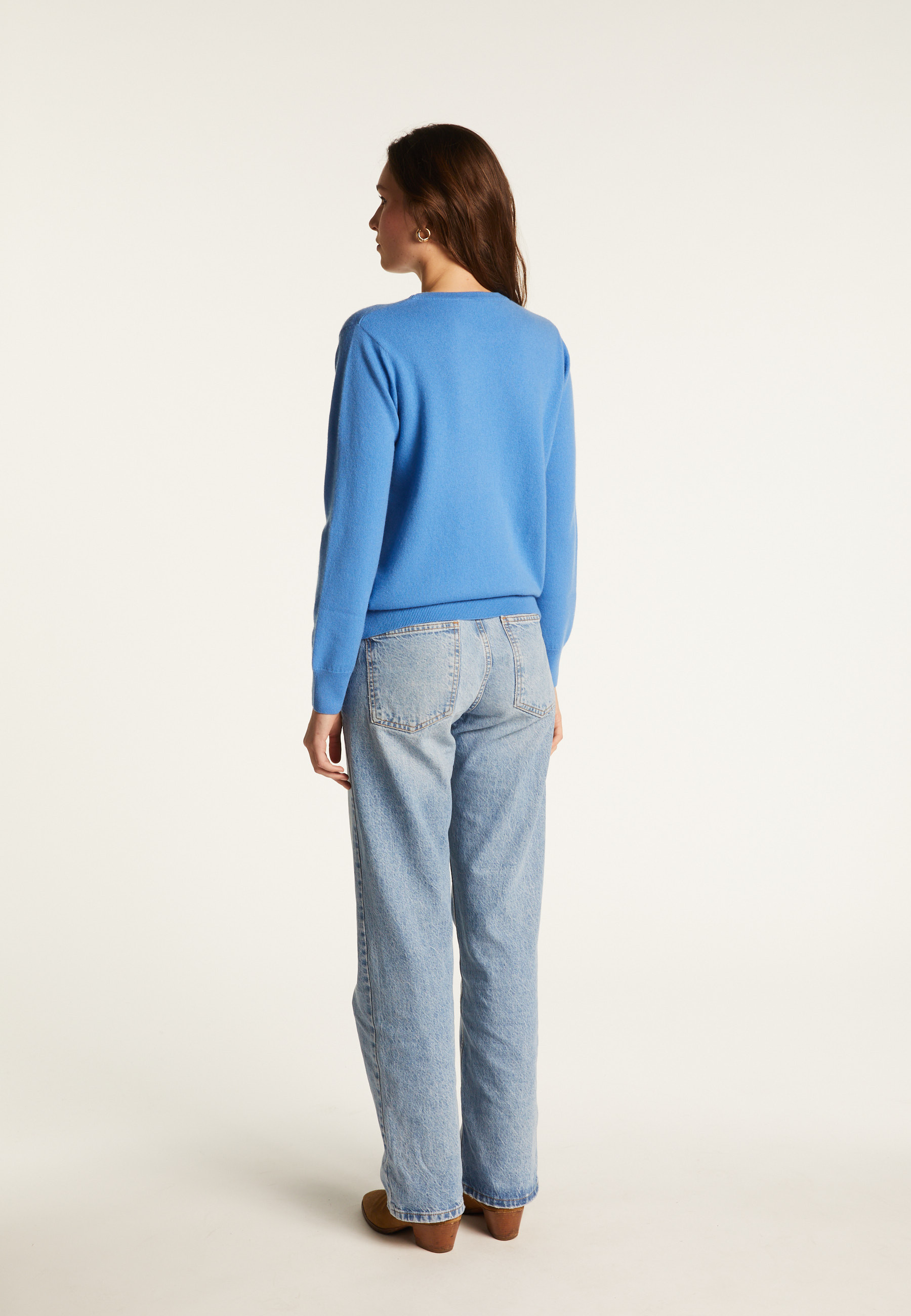 Pull col rond en cachemire - Abeline 7890 ultraviolet - 17 Violet