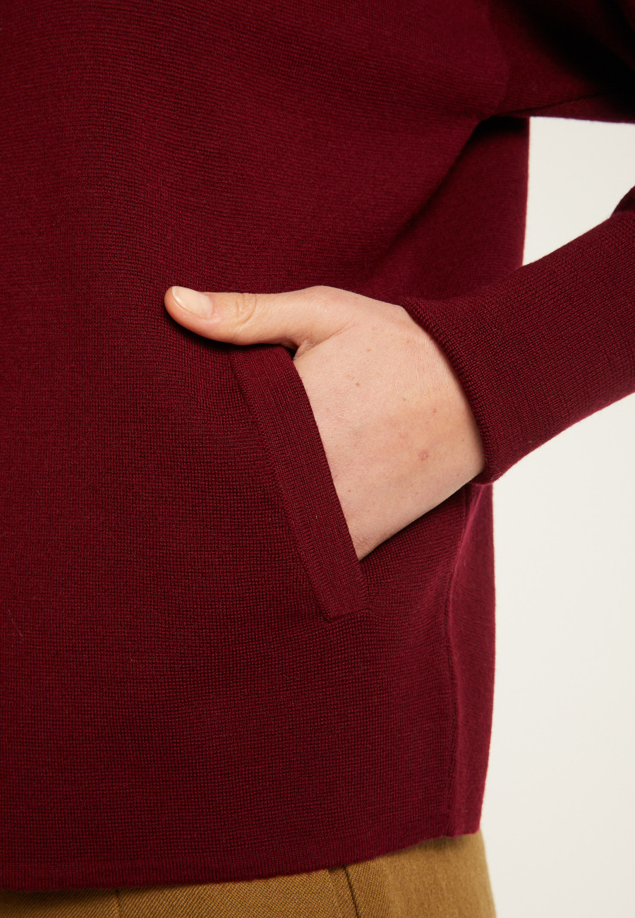 Jaqueta de lã merino com botões e bolsos - Gaspard