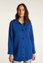 Button-down jacket with merino wool pockets - Giselle
