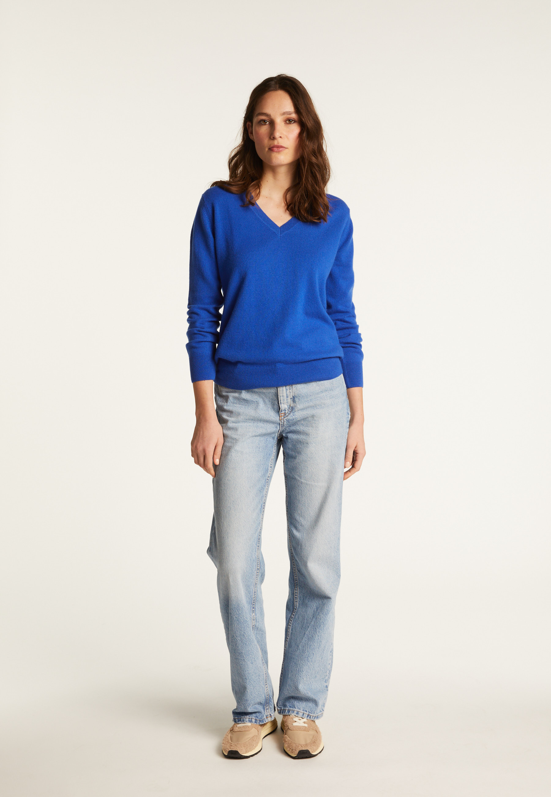 Pull col V en cachemire - Abel