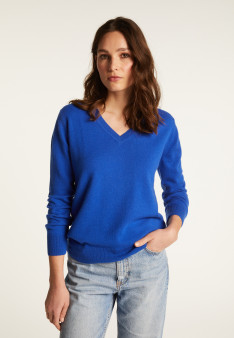 Pull col V en cachemire - Abel 8270