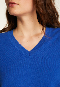 Pull col V en cachemire - Abel 8270