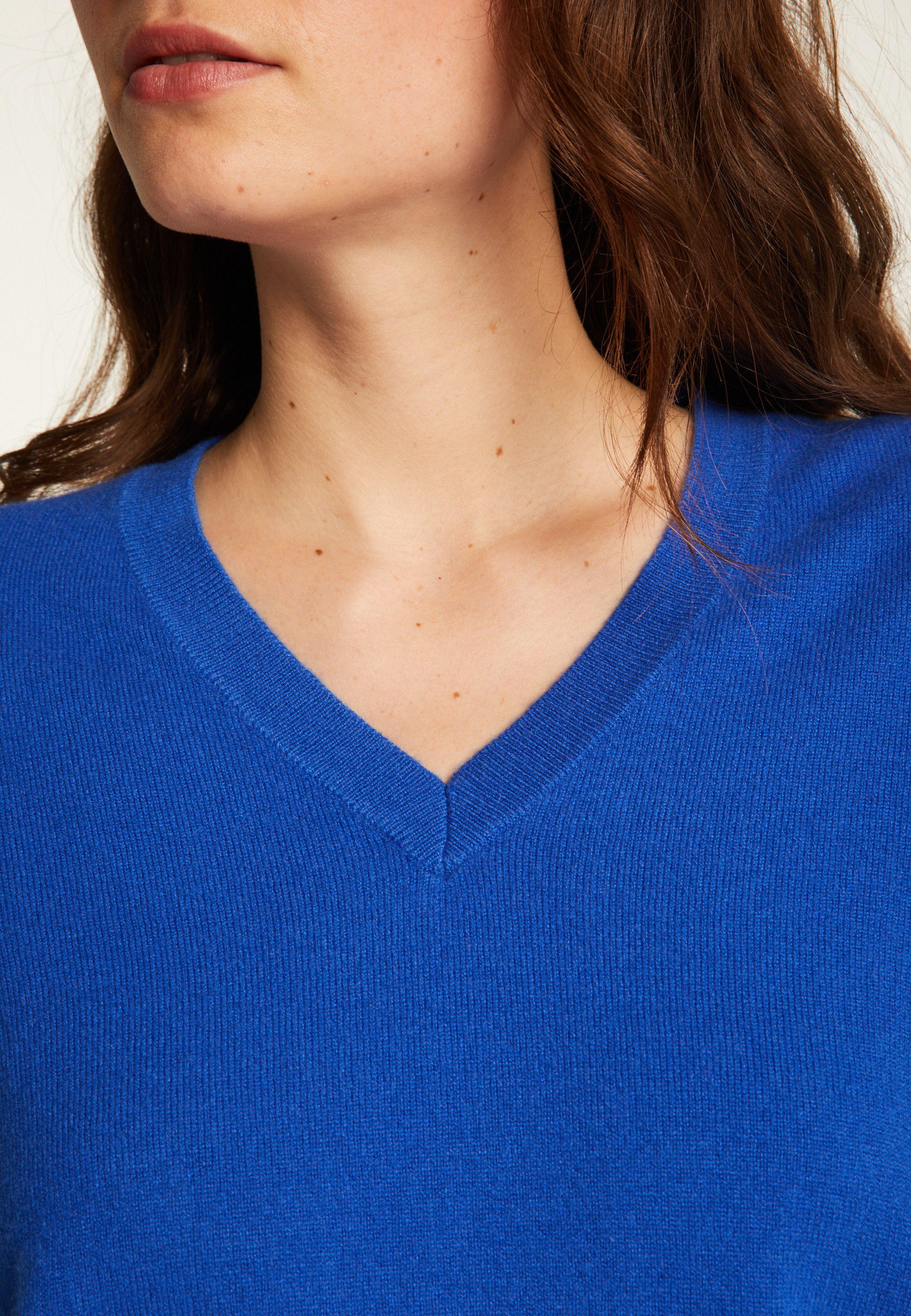 Pull col V en cachemire - Abel 8270