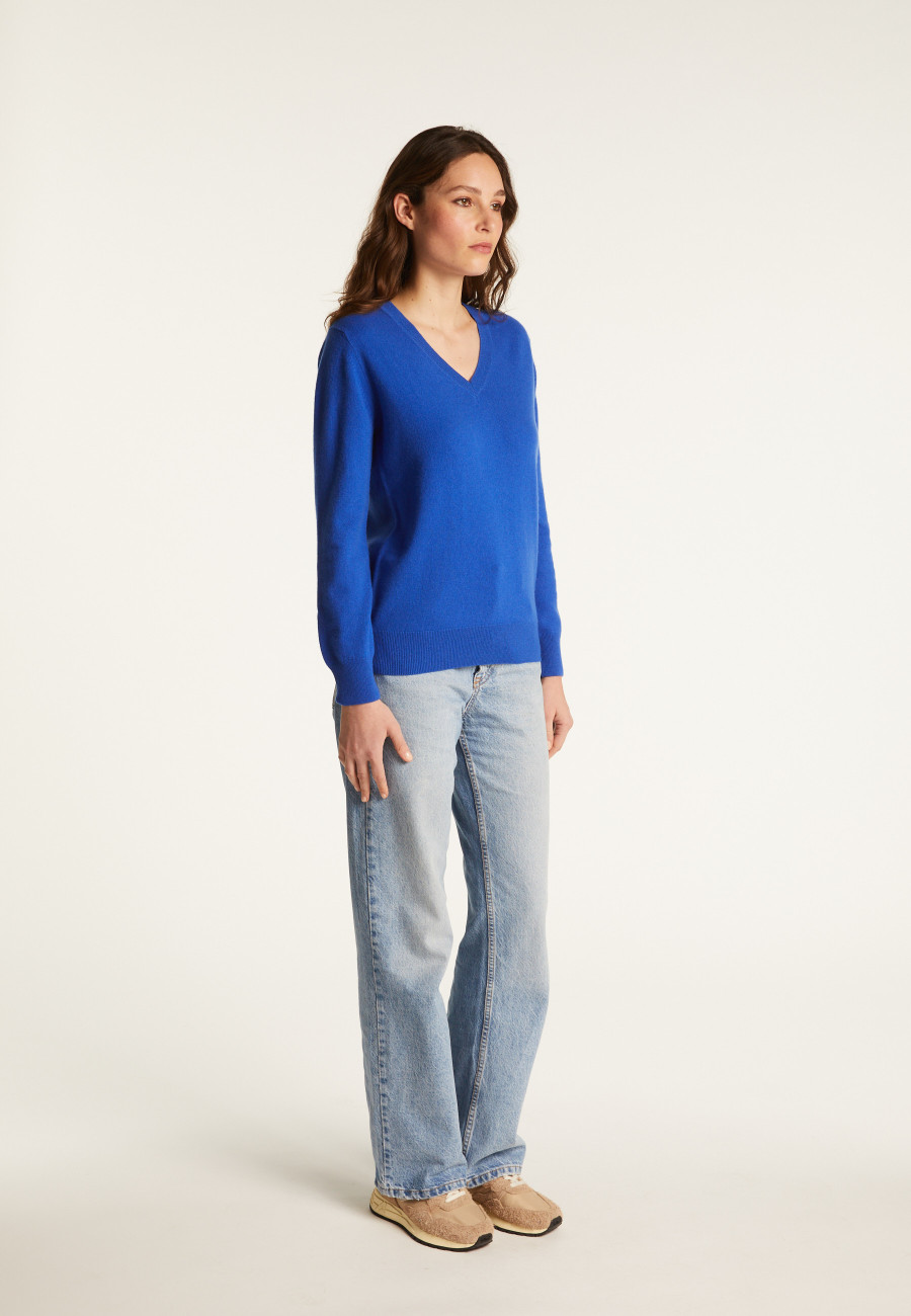 Pull col V en cachemire - Abel